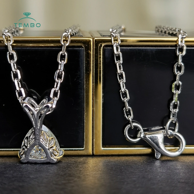Ring Diamond Jewelry Heart Shape CVD Diamond All Size D-E-F-G-H-I Color Vvs1 to Si1 Clarity for Engagement Diamond
