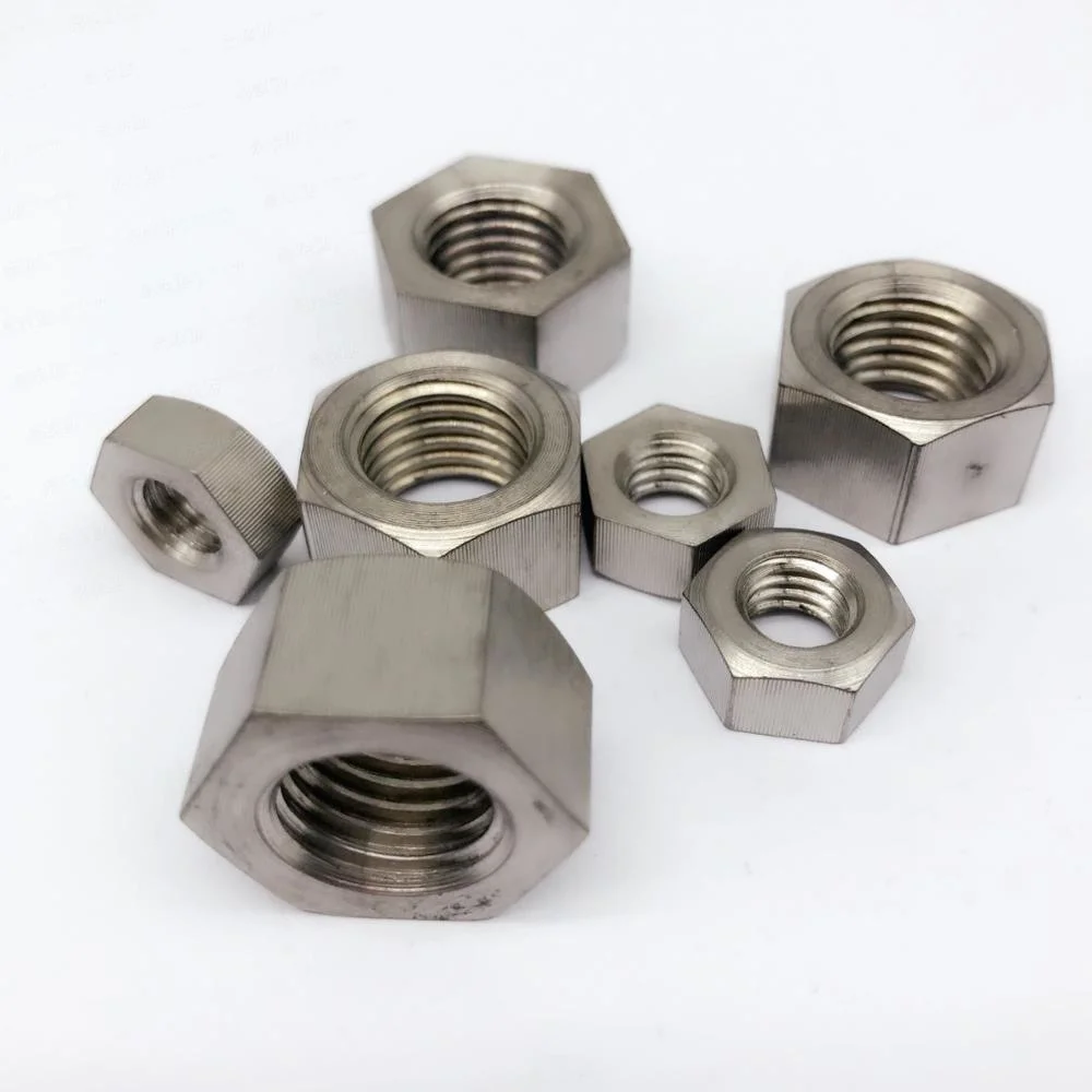 DIN 934 Grade 12 Titanium Alloy Nuts for Bike Bolt