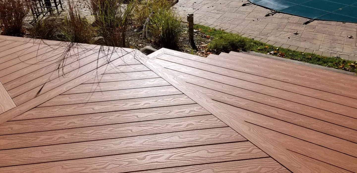 WPC Composite Outdoor Decking/Terrace Flooring/Solid Hard Wood Board