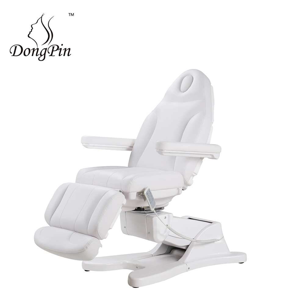 Meuble commercial Lit de salon SPA Lit de massage électrique rotatif Chaise faciale