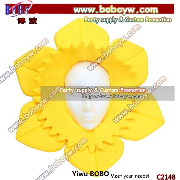 Party Supply Daffodil Novelty Hat Funny Hat Felt Party Hat Headwear Business Gift Party Products (C2148)