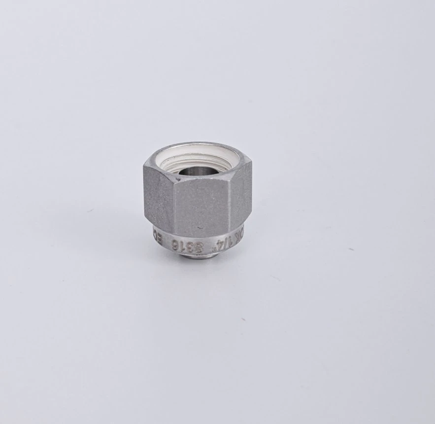 Instrument SS316 3/4 Inch 12mm Od Compression Tube Fittings Tubing Plug