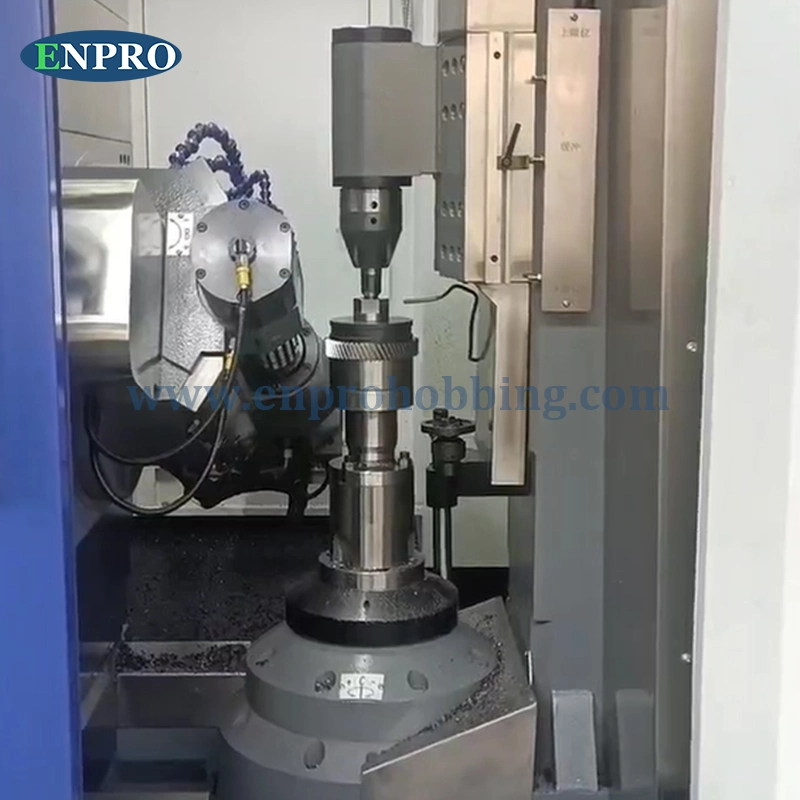 CNC High Speed Shaft Metal Work Vertical Layout Gear Hobber Bevel Gear Cutting Machine Manufacturer