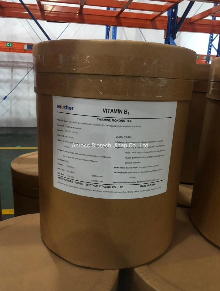 Vitamin B1 Mono/HCl Vb1 Additives for Animal/Poultry/Cattle Feed