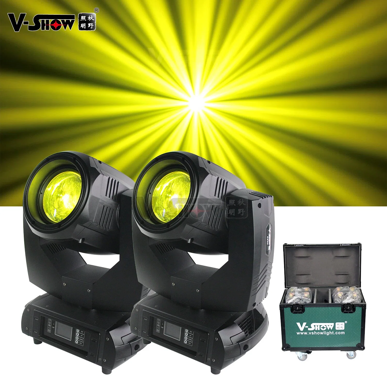 V-Show 2PCS with Case 7r 230W Sharpy Beam Stage Moving Head Light