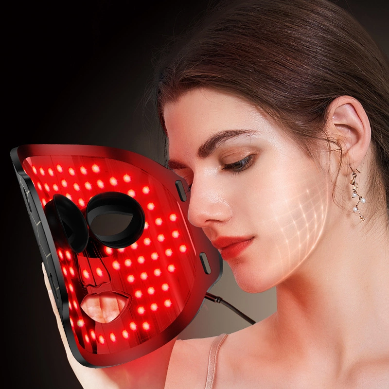 Máscara facial LED profissional Máscara facial em silicone 7 cores Natal Presente