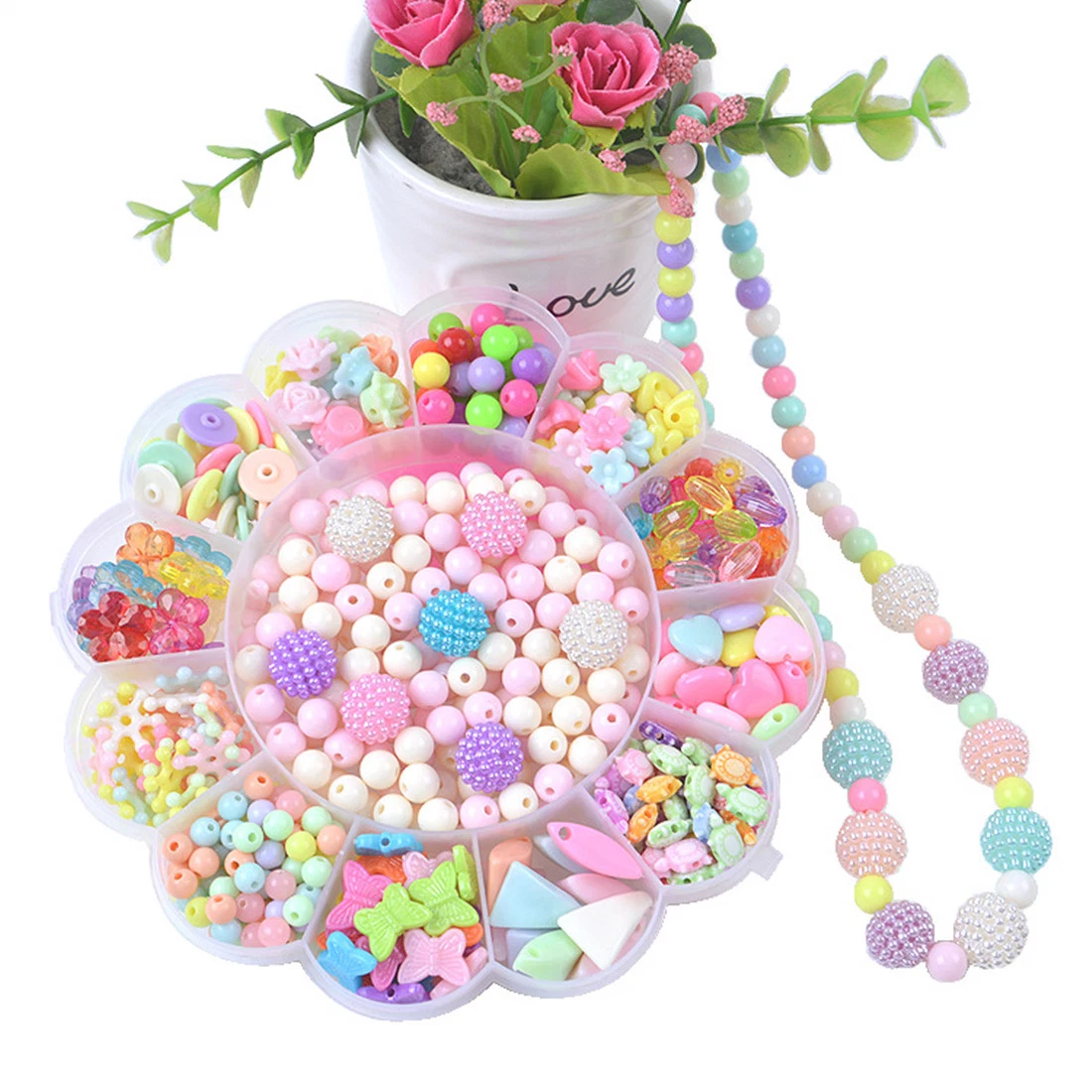 Atacado Educational Beads brinquedos Children ′ S Beaded Set Toys for Presentes