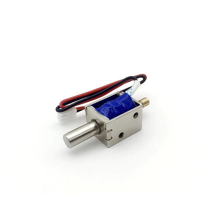 DC12V Stroke 4mm Miniature Cylindrical Push-Pull Solenoid Lock Dsn-0620-2 Electromagnet