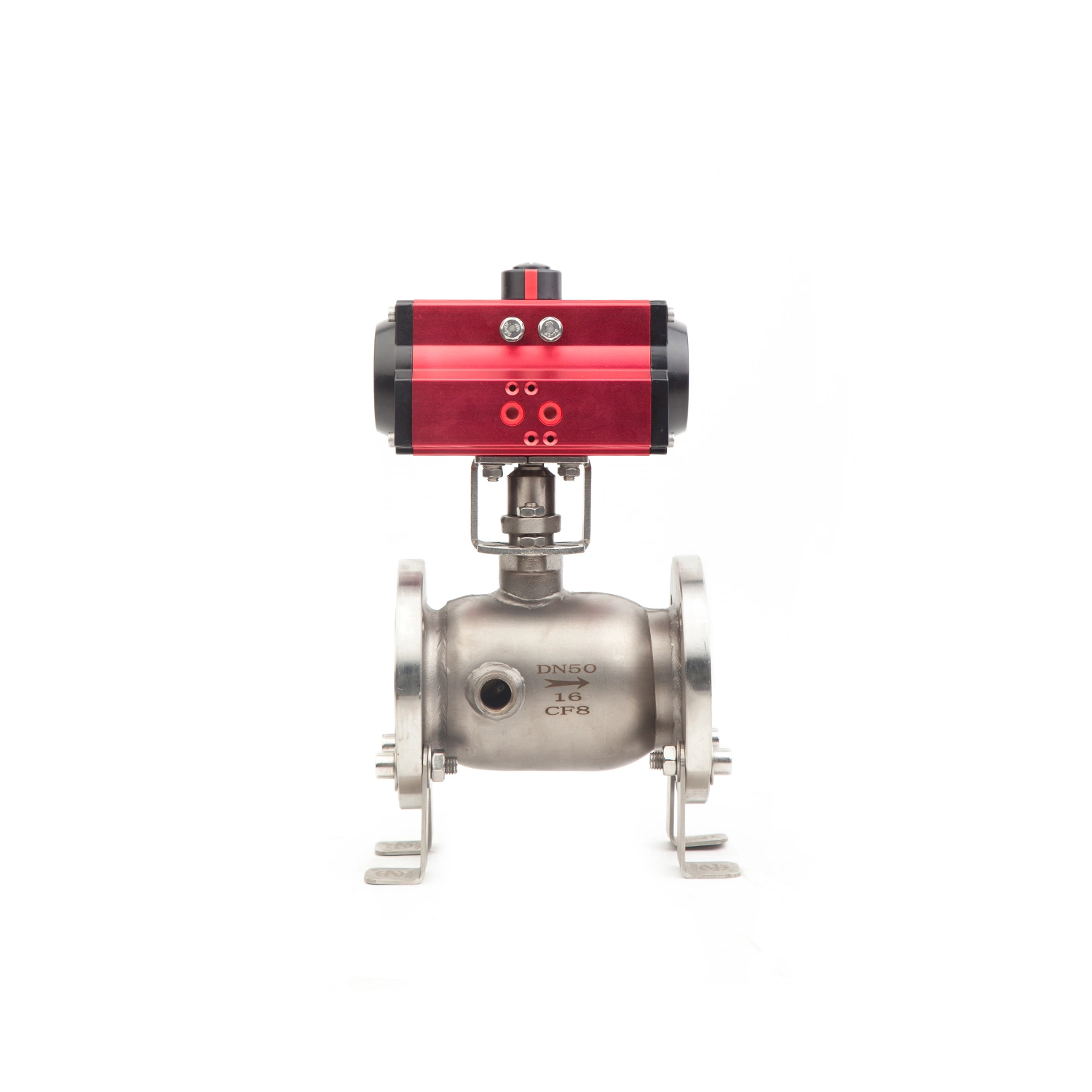 Pneumatic Actuator with Manual Operation Ball Valve