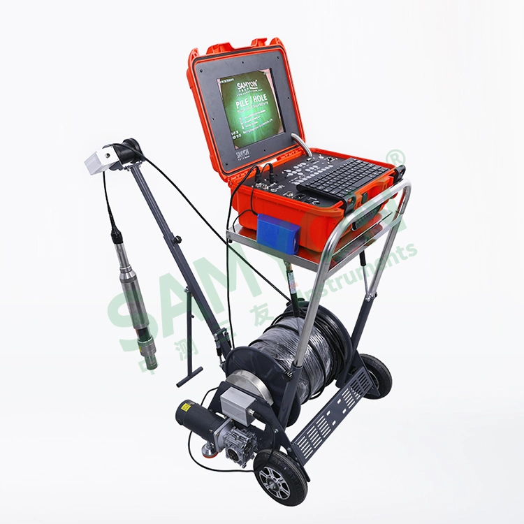 73mm Dual High Resolution Deep Underwater Well Borehole Inspection Analog Camera