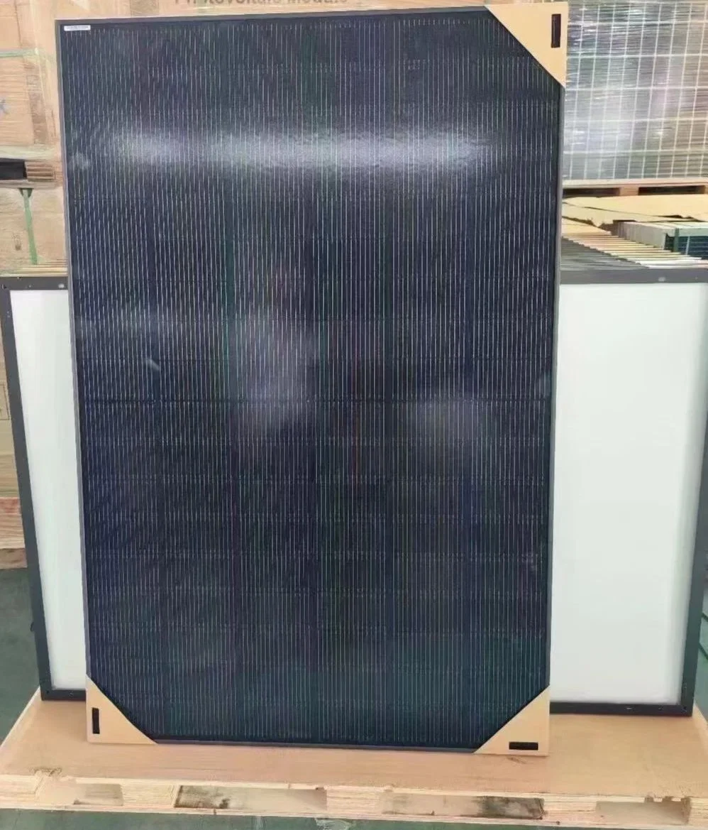 Ja 400W~425W 405W 410W 415W 420W Doble Bifacial Mono de Media celda Paneles solares de vidrio