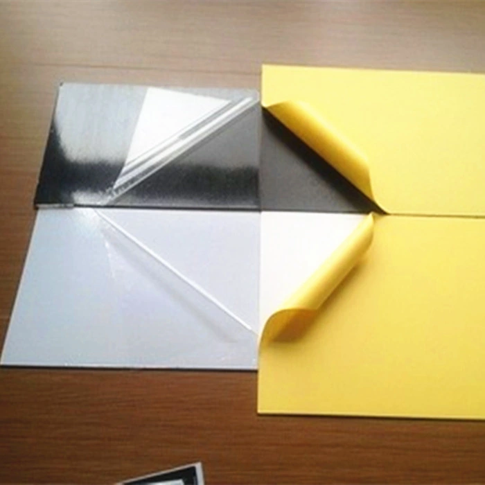 Black Self Adhesive PVC Album Sheet with Yellow Paper