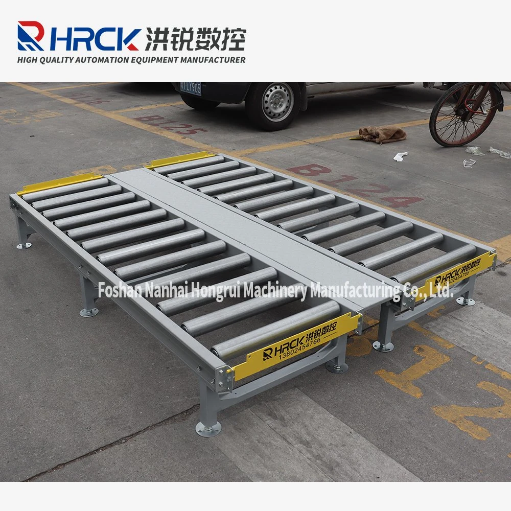 Automatic Packing Line Roller Electric Belt Pallet Conveyor