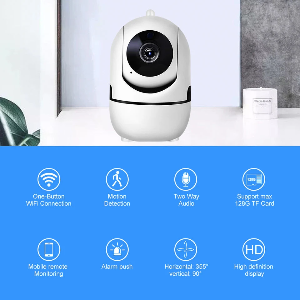 Popular Style Minions V380 Wireless CCTV Smart Alarm IP Camera Auto Tracking 720p Baby Camera