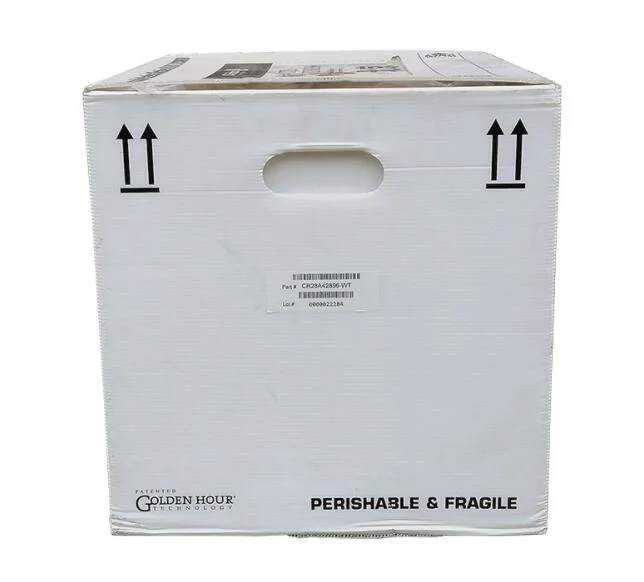 Cusotm Printing Plastic White PP Corrugated Turnover Box