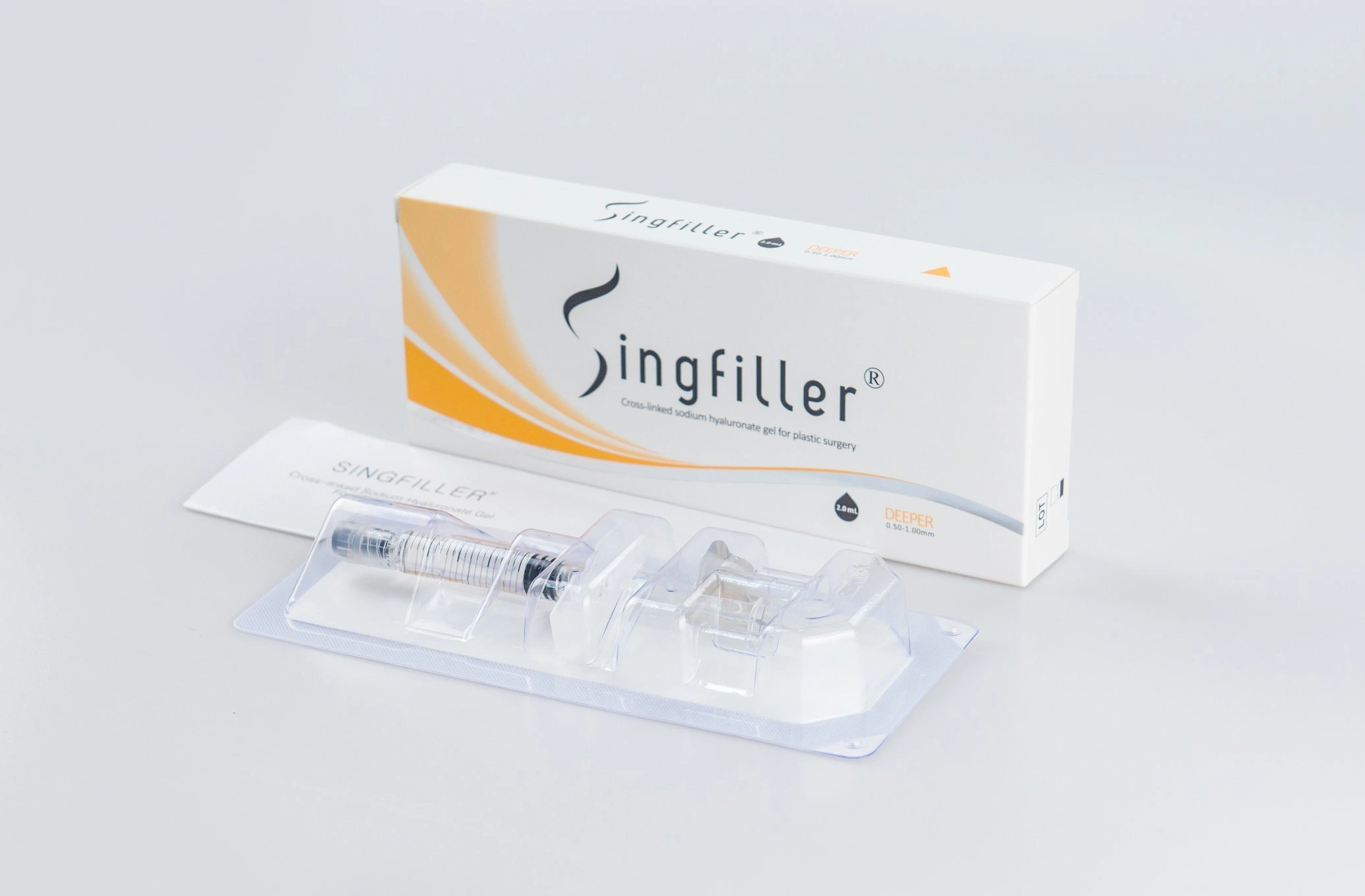 Hyaluronic Acid CE Approved Singfiller 1 Syringe in a Box Implant Plastic Surgery