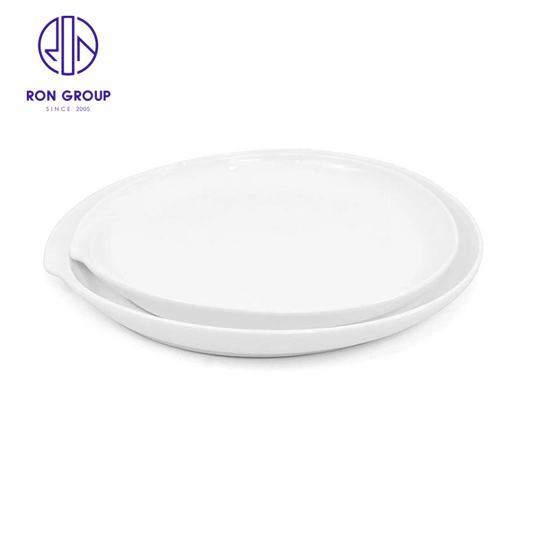 Ceramic Plate Steak Plate Western Food Plate Household Flat Plate Shallow Plate