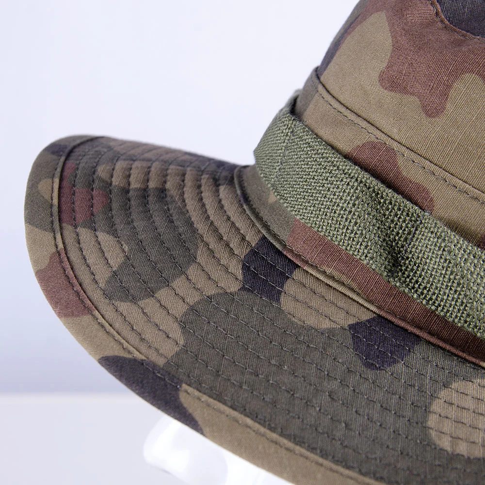 Grand stock d'hommes de chasse tactique de protection solaire Cap Bonnie hat camouflage de randonnée de plein air