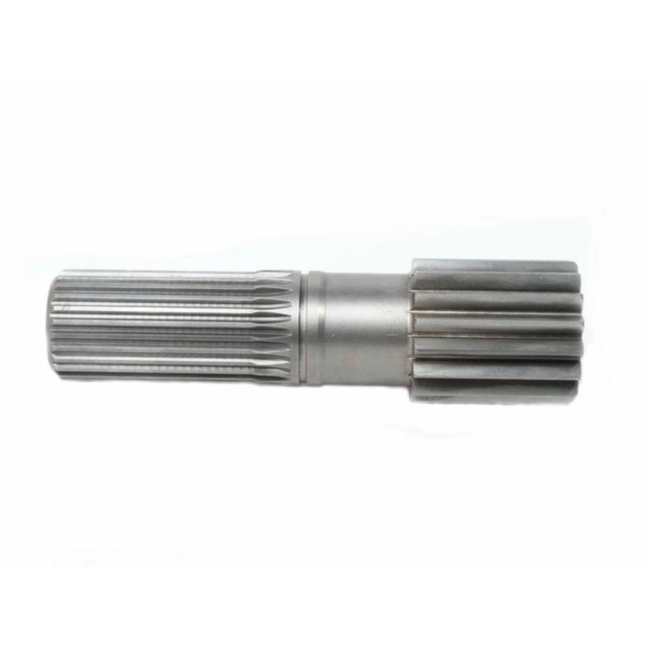 Custom Transmission Gears Hard Tooth Surface 17CrNiMo6 Steel Main Spline Shaft with Helical Gears with Spline Grinding