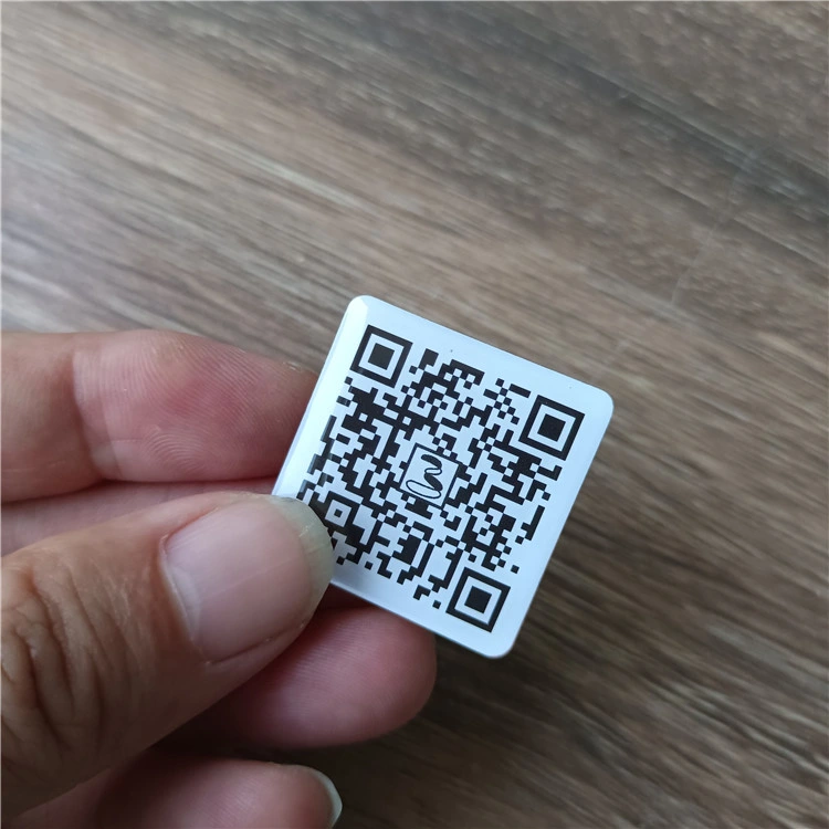 30X30mm Square Soft NFC Buzz Doming Custom Digital Business Tap Tag for Phone Backing Sticker