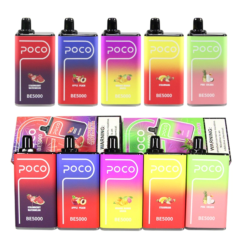 2023 Best-Selling Poco All Flavors Available Alien Waka Pod Asvape Puff Taste Can 8000puffs Wholesale/Supplier E Cigarette