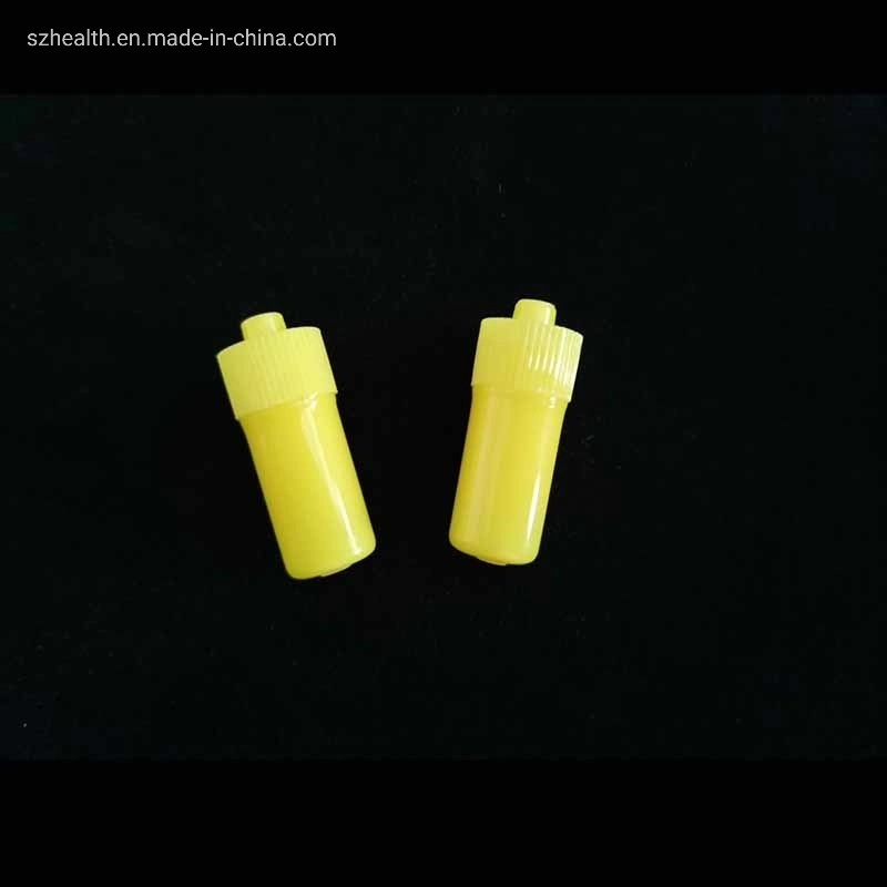 Manufacture Yellow Heparin Cap Luer