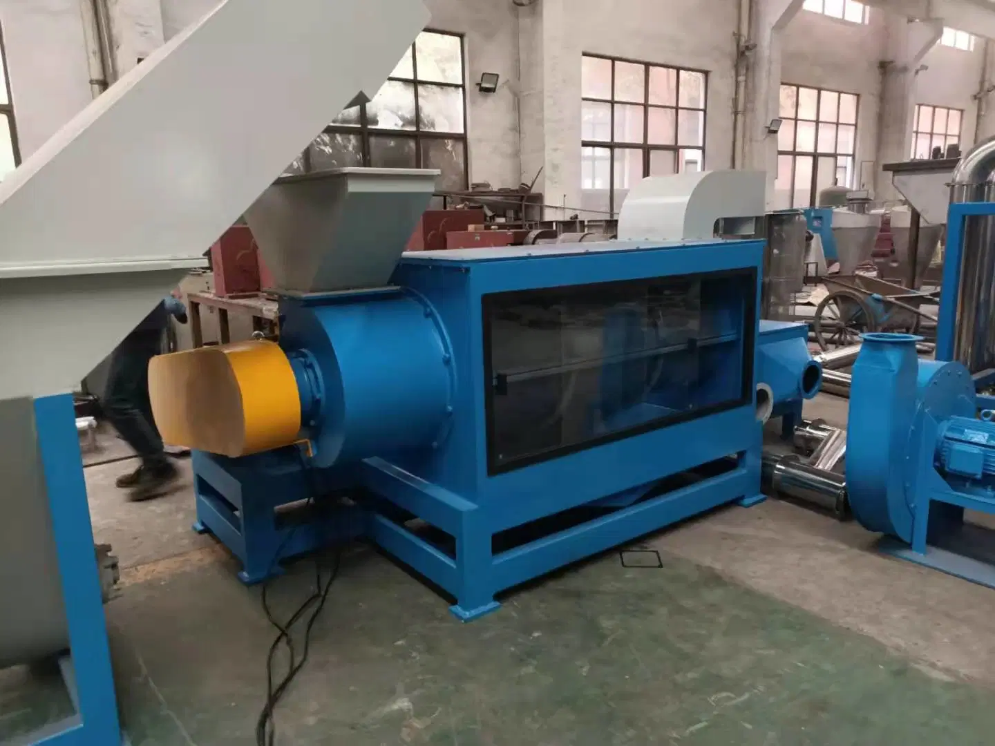 Waste Plastic Recycling Machine for Bottle Film/Hot Washing Line