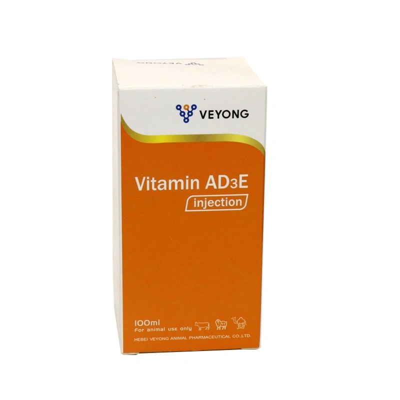 Industria Farmacéutica Veterinaria vitamina ad3e inyección certificado GMP Fabricante