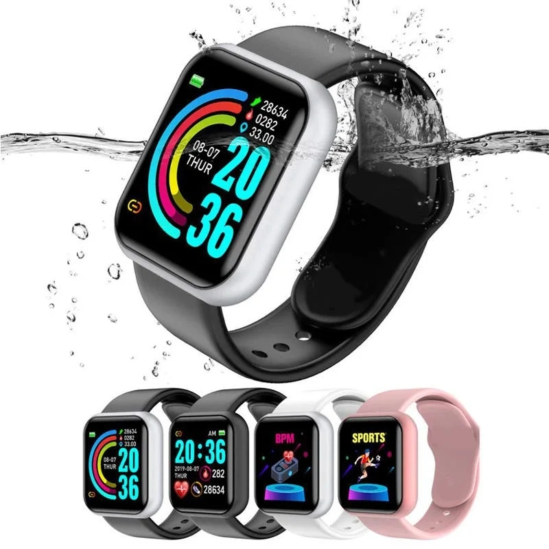 شاشة عريضة مقاومة للماء من الطراز I7PRO تتميز بأفضل المبيعات D20 Y68 Max SmartWatch IWO من السلسلة 7 Smart Watch i7 PRO Max