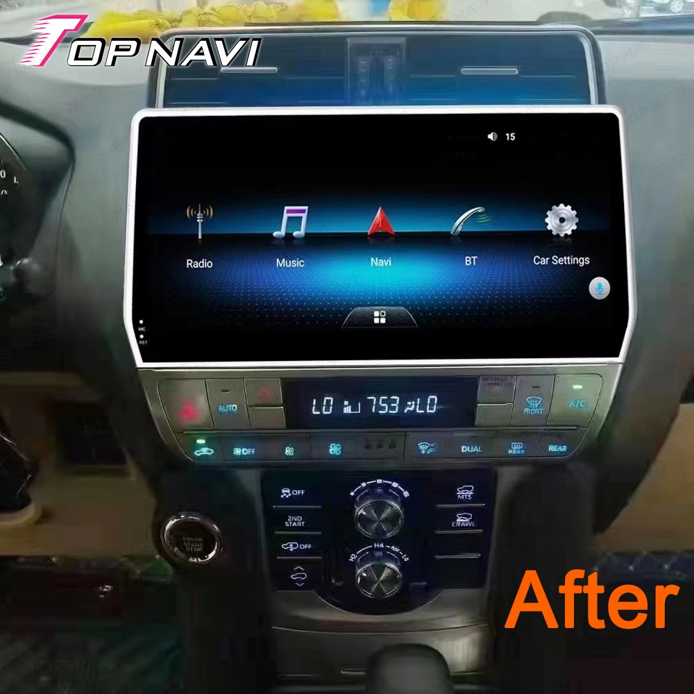 Car DVD Player Car GPS Navigation for Toyota Land Cruiser Prado 2018 Apple Carplay Infotainment Auto Parts