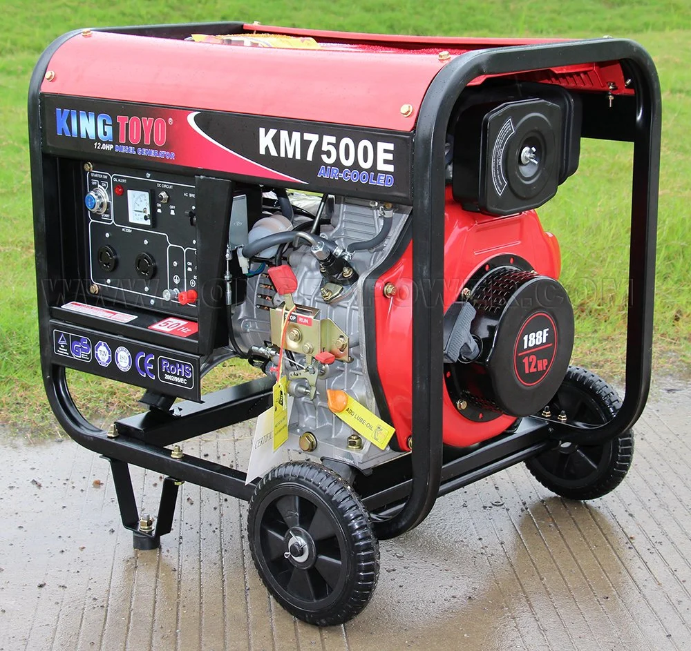 7500watt 7.5kw 7.5kVA 7.5kw 7.5 kVA 7500 Watt W Kv Va 8000watt 8kw 8kVA 8kw 8 kVA 3 5 6 7 8 10 Watts W Kv ATS Kamakipor Portable Power Diesel Generator Wheels