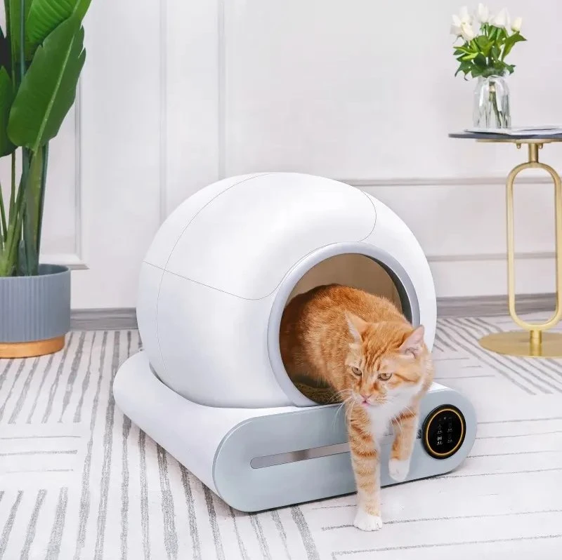 Auto Nettoyage Grand Transporteur Bac à Litière pour Chat Automatique Durable