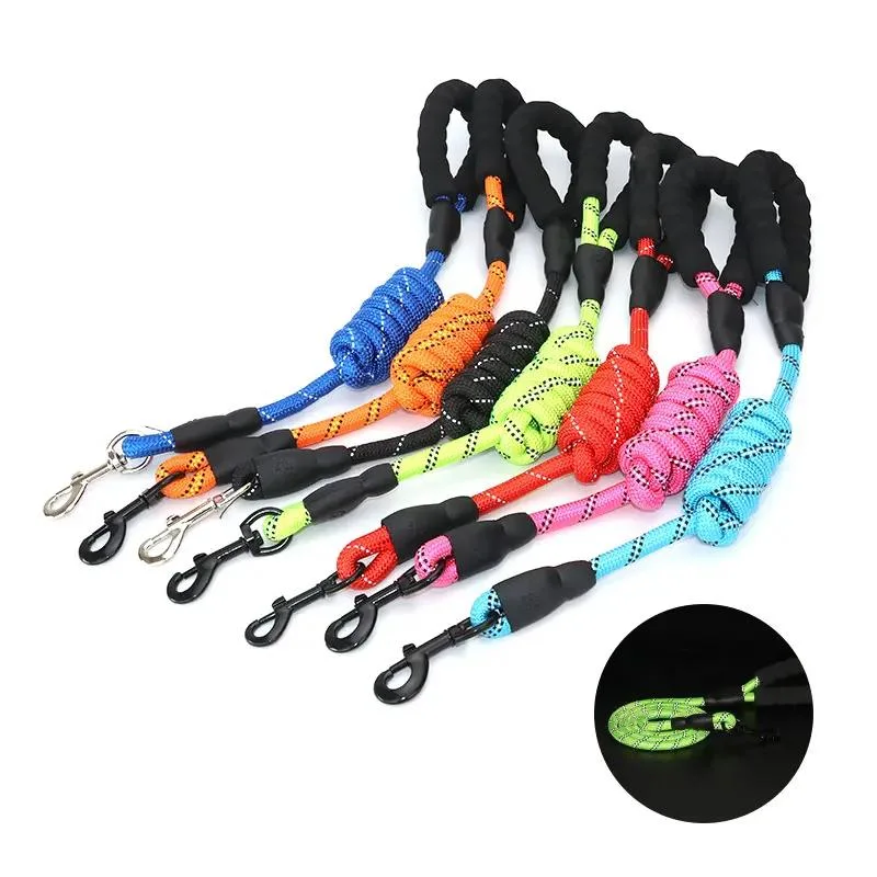 Top Selling High quality/High cost performance  1.5m 2m 3m Pet Dog Leash Rope Traction Rope Reflective Dog Leash Pet Supplies