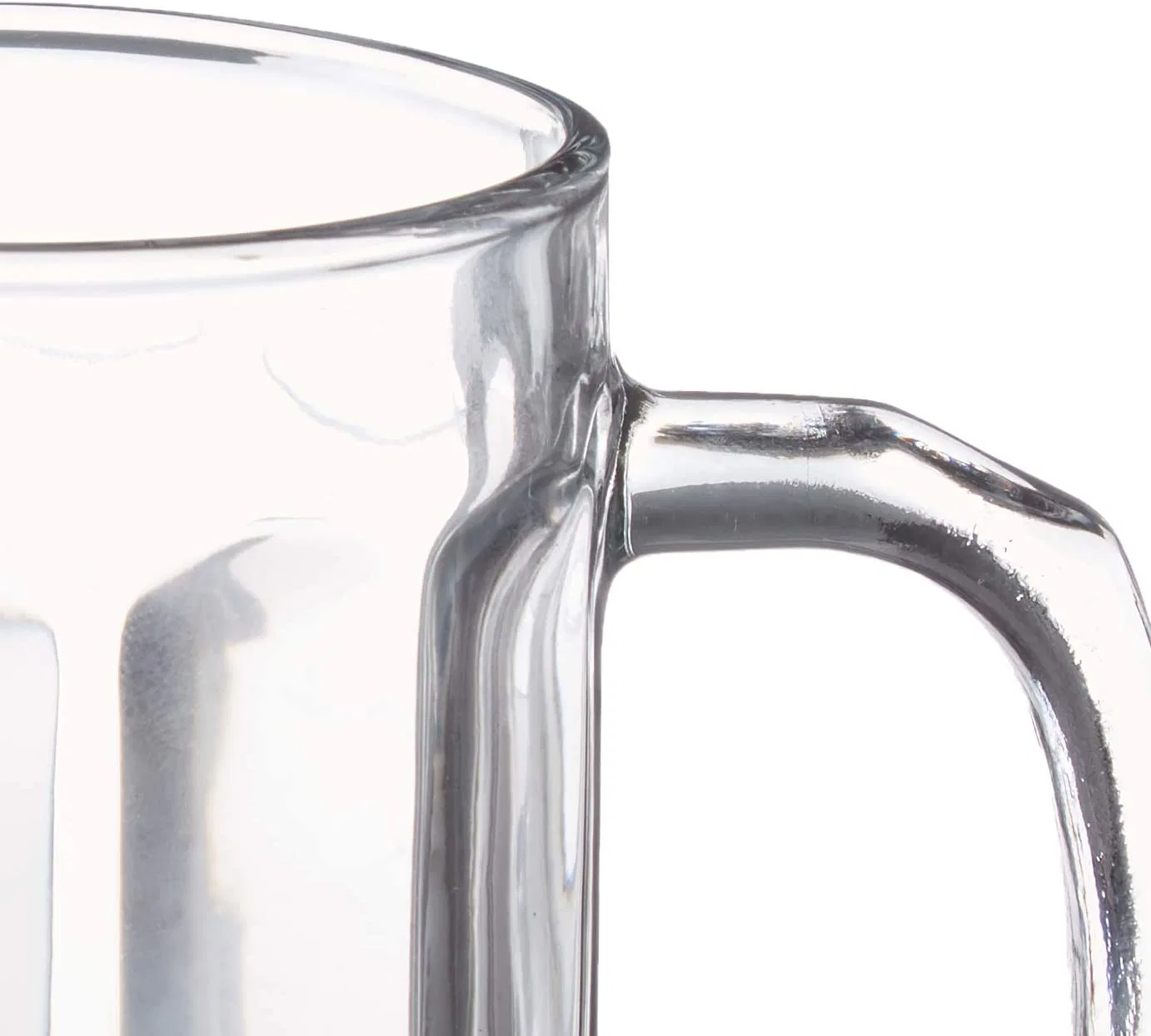 16.4 Oz Heavy Base Fun Entertainment Glassware Circleware Glass Beer Mugs with Handle