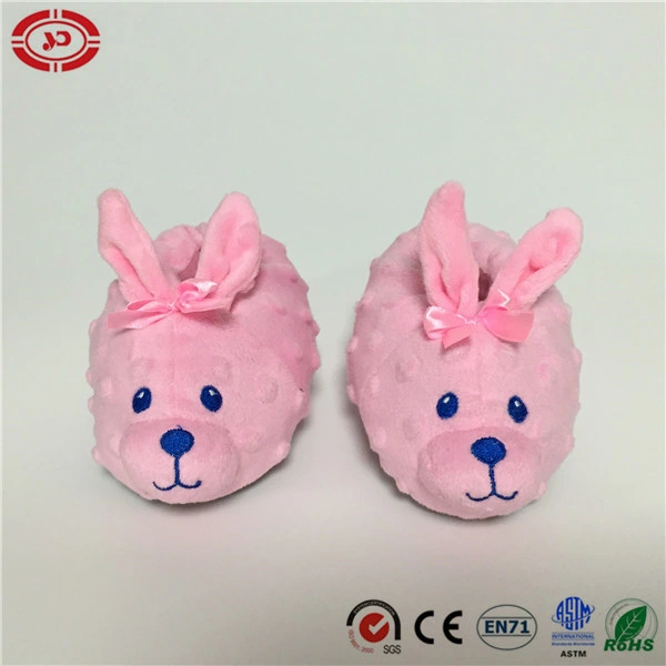 Baby Shoes Pink conejo de peluche suave de regalo para niños zapatillas
