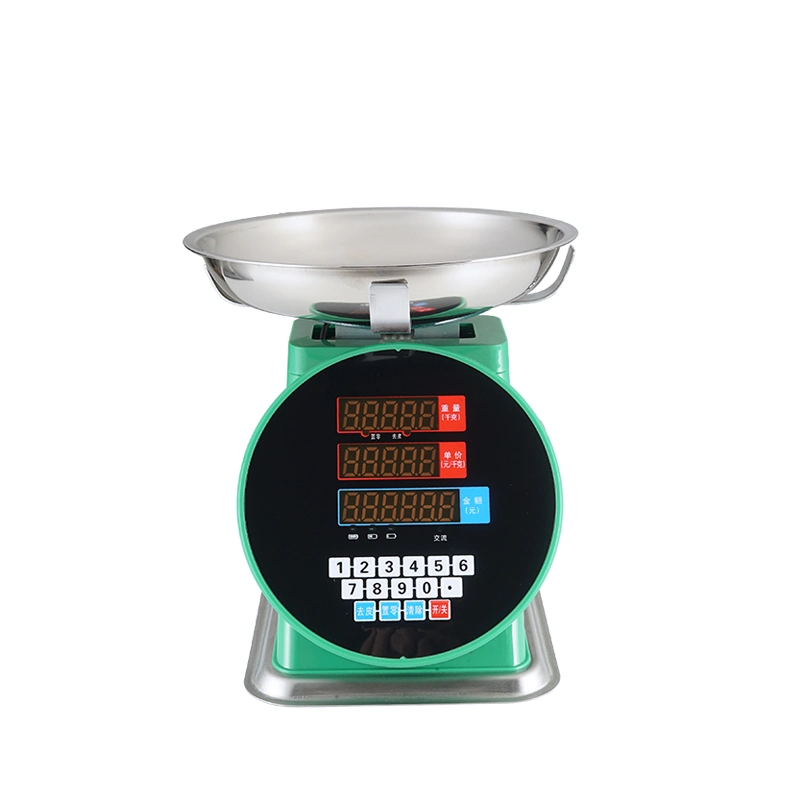 Hot Digital Price Computing Weight Scale Rechargeable S/S Bowl Household