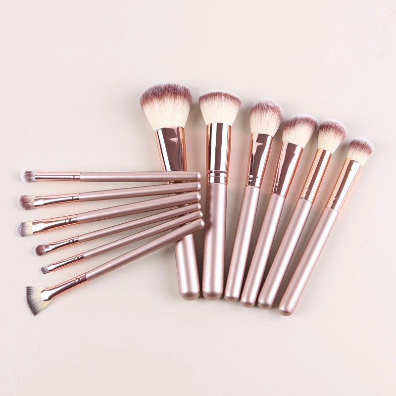 Professionelle 12pcs kosmetische Bürsten Kit ODM OEM Fabrik Luxus Rose Gold Make-up Bürsten Set mit Reise-Portable-Tasche