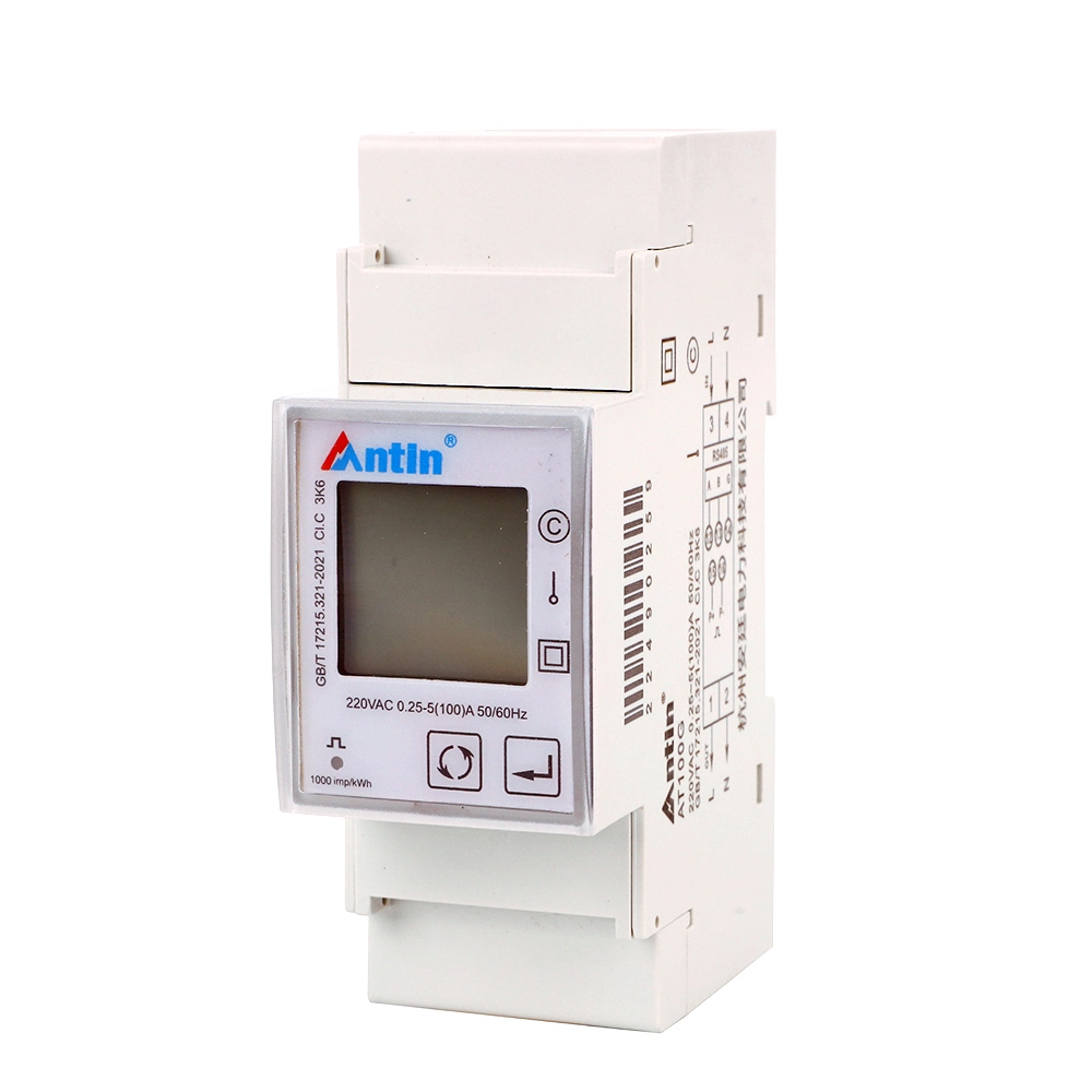 AT100g Single Phase DIN Rail Energy Meters, DIN Rail Meter, Energy Meter, Power Meter