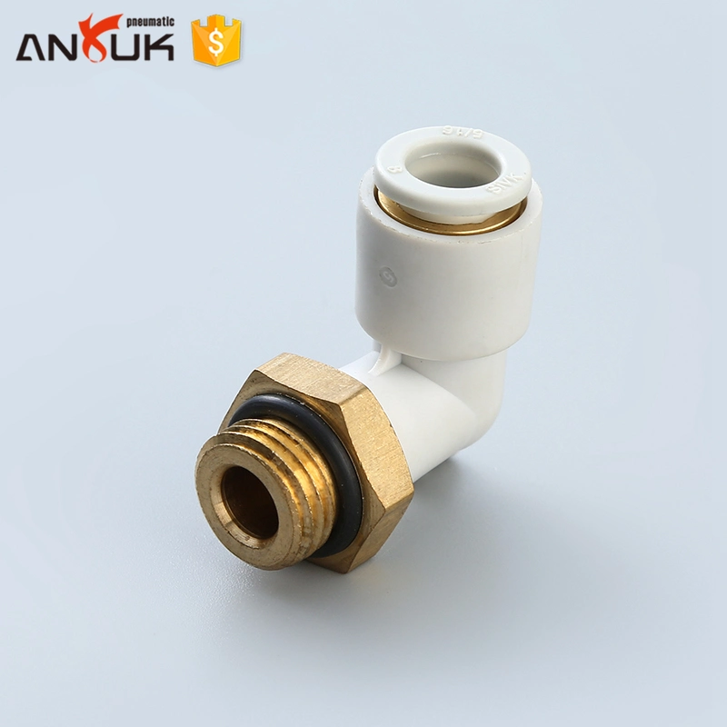 Kb2l Connector Plastic Union L Type Pneumatic Push in Tube Fitting