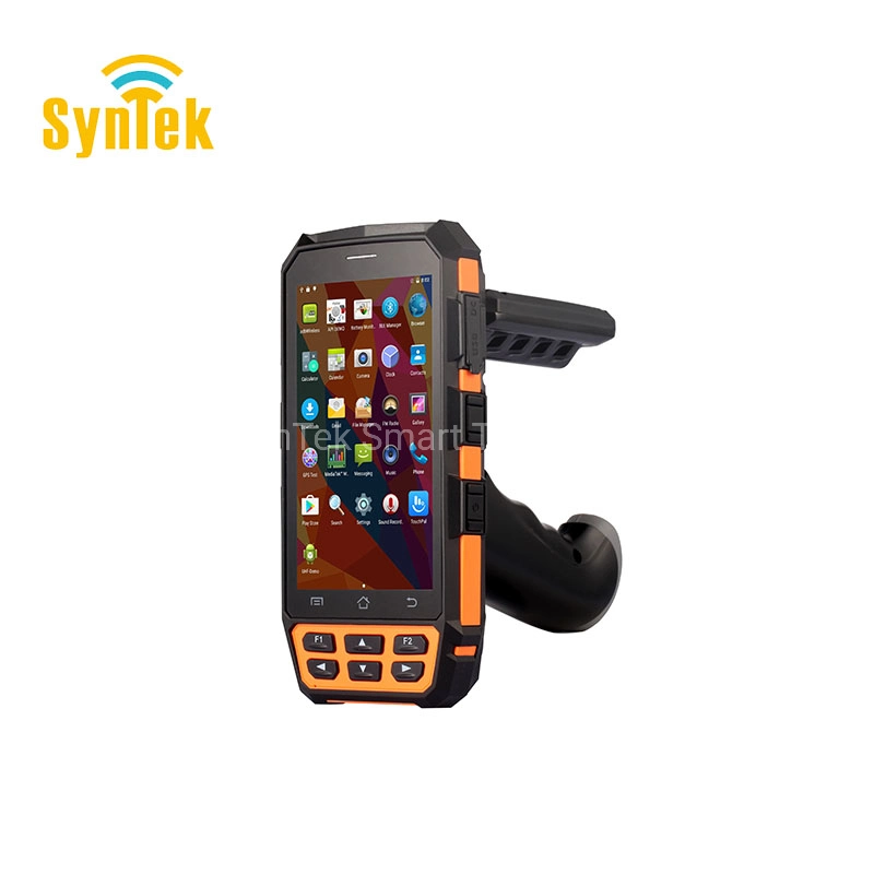 Outdoor Wireless Android PDA Lf Handheld RFID Reader 125kzh with Biometric Fingerprint Reader