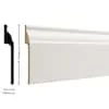 Cover Trim 7/8 in. X 5-1/4 in. X 96 in. MDF Baseboard Moulding