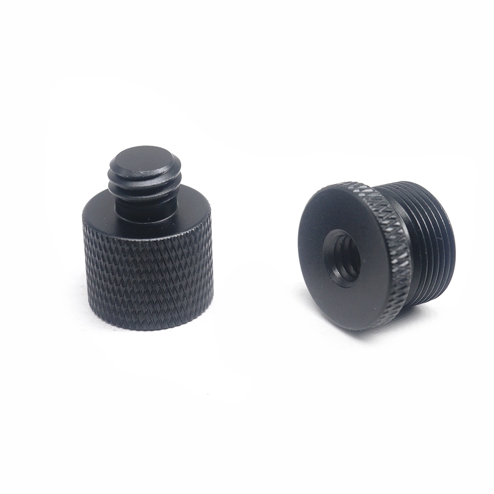 CNC Machining Machined Part Universal 360 Degree Swivel Rotating Aluminium Mini Tripod Mount Adapter Head Pivot Connector Camera Accessories