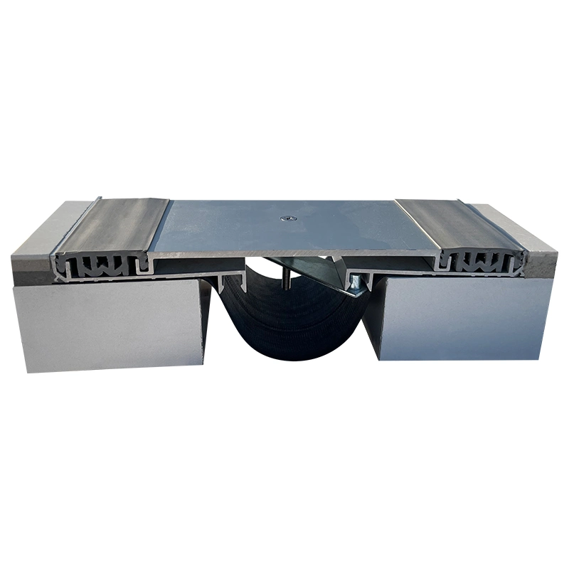 Boden Zweireihig Flache Expansion Joint Abdeckung Aluminium Metall Gummi Erweiterungsgelenk