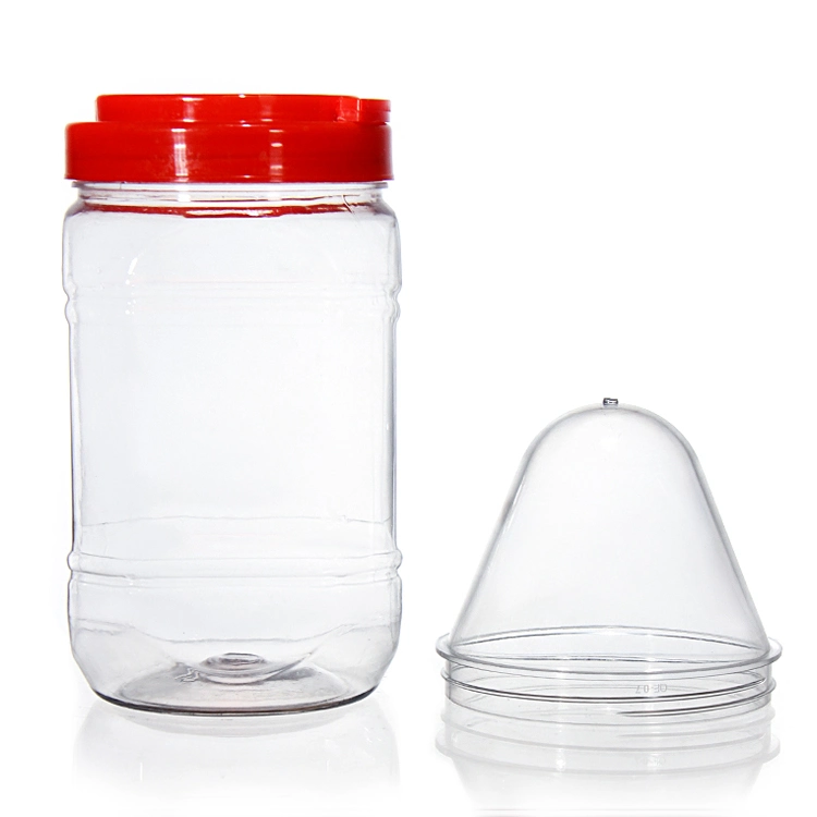 63mm 67mm Clear Jar Preform Pet Wide Mouth for Cookie Food Skincare