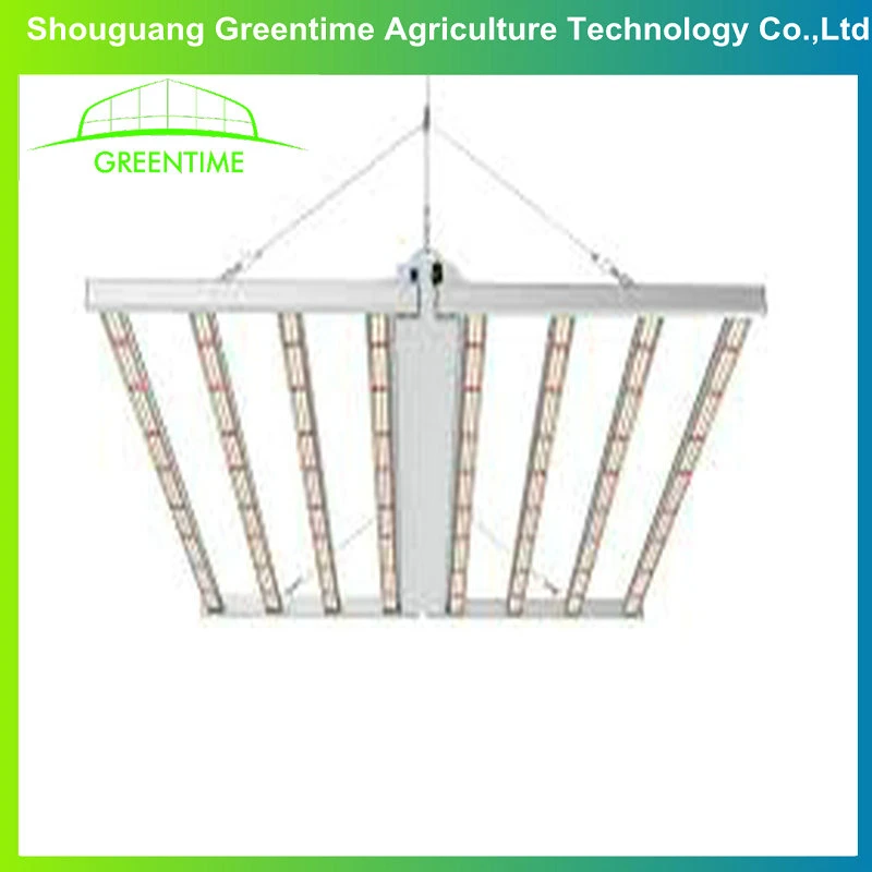 ETL Lista Samsung pierna 8 barras ajustable Full Spectrum lámpara Planta Interior LED Grow Light para Greenhouse Grow Tent