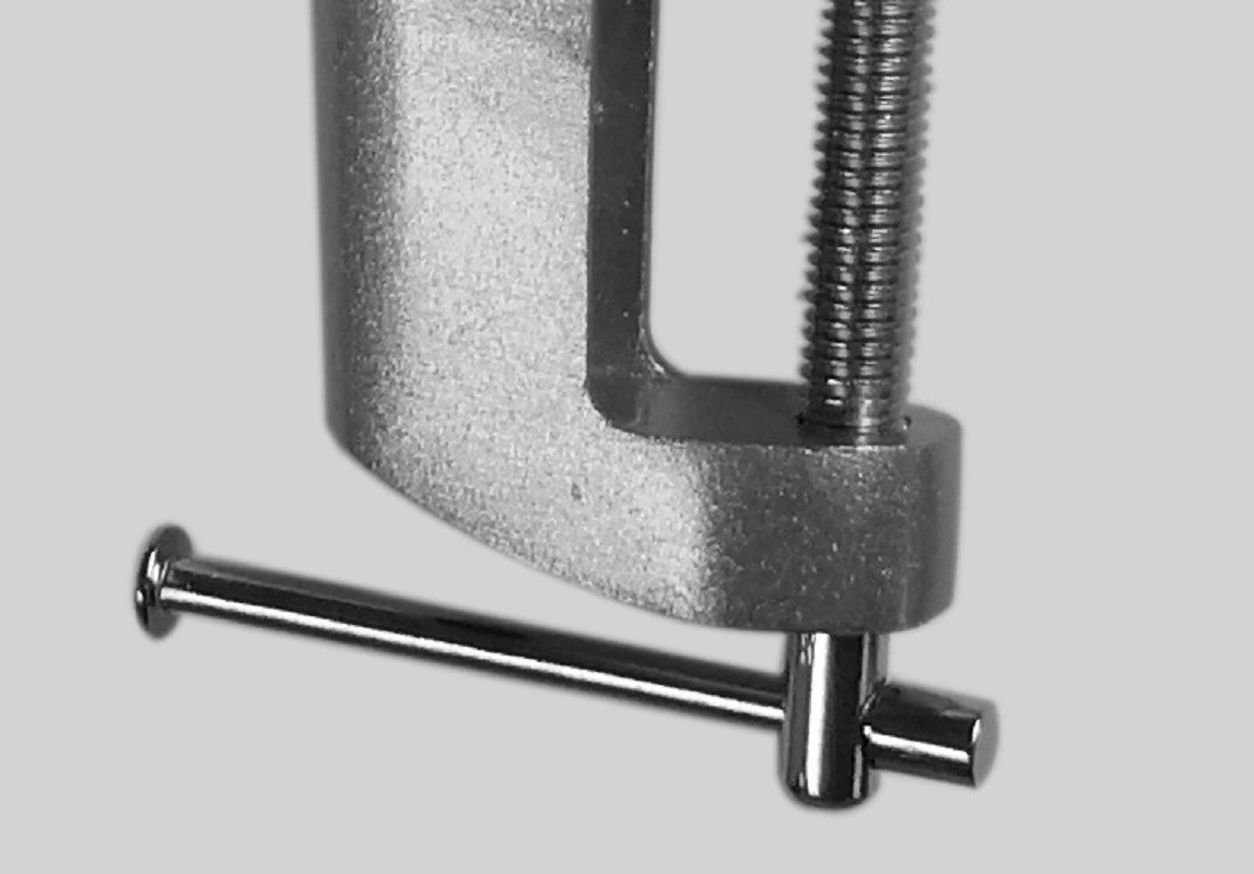 Encimera de la abrazadera de la mesa de 1/4 de pulgada abrazadera de tornillo estándar fijo de metal de la lámpara de mesa escritorio pinza abrazadera Bl17209