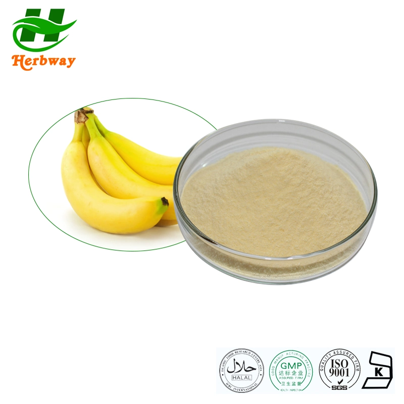 Herbway Food Grade Water Soluble Banana Juice Powder with 60-80 Mesh