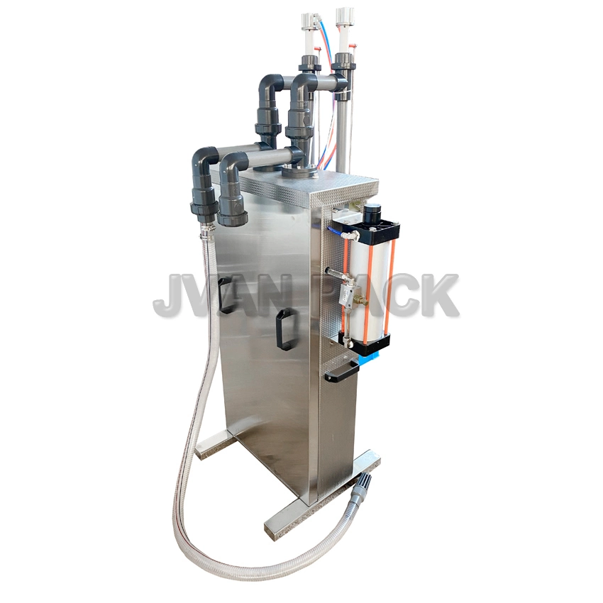 Semi Auto Vertical Disinfection Liquid Filler Harpic Bathroom Cleaner Liquid Filling Machine