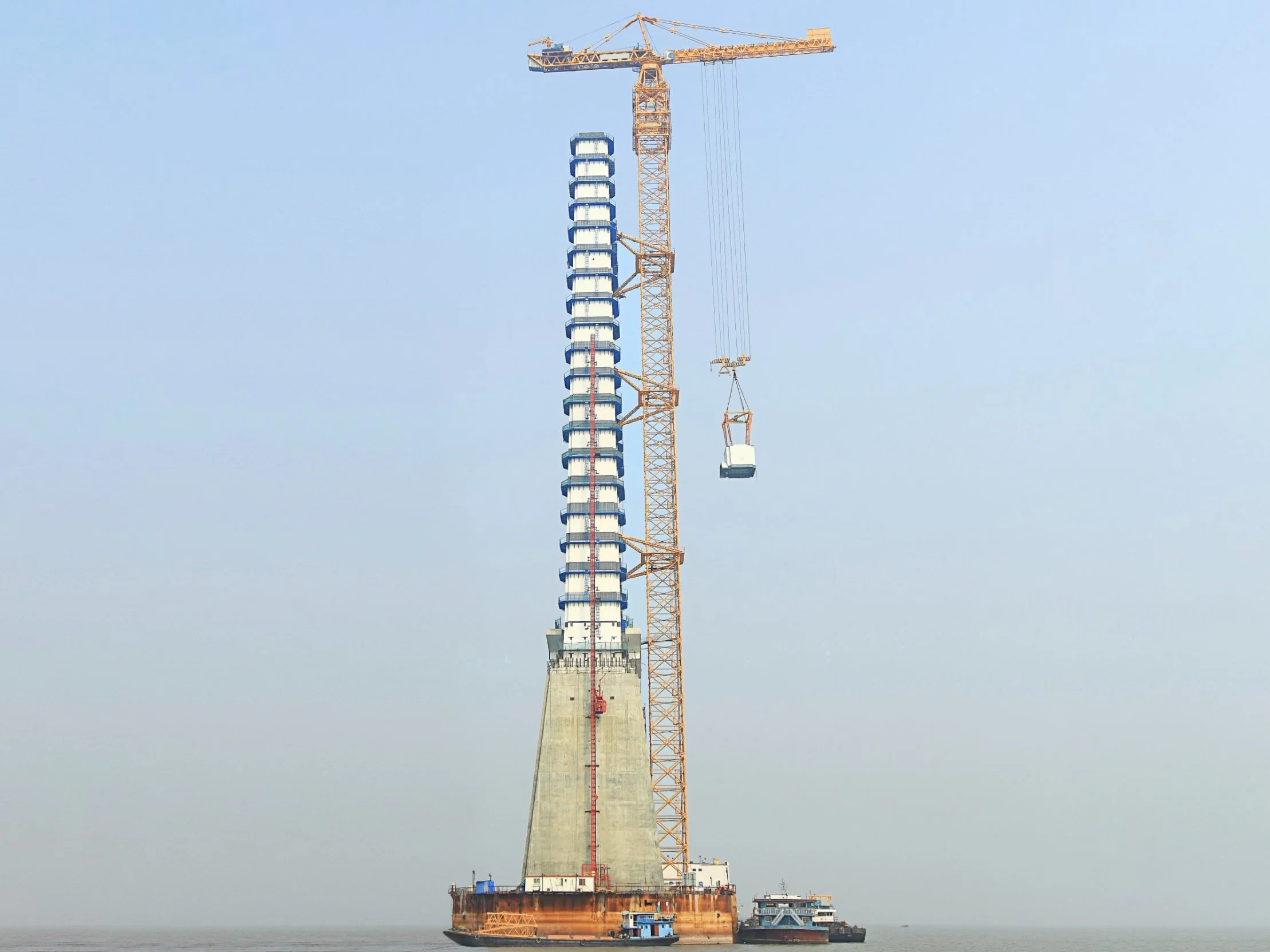 China Top Topless Tower Crane T7527-16D 16tons Construction Tower Crane Stock Price