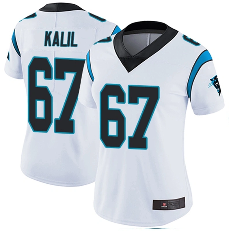 OEM Ryan Kalil Trai Turner Panthers Limited Polyester Football Jerseys